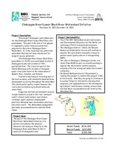 Earth / Environmental soil science / Cheboygan River / Cheboygan / Watershed management / Douglas Lake / Nonpoint source pollution / Stormwater / Urban runoff / Geography of Michigan / Water pollution / Environment