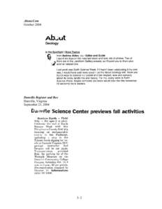 About.Com October 2004 Danville Register and Bee Danville, Virginia September 23, 2004