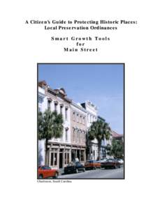 A Main Street Guide to Protecting Historic Places: