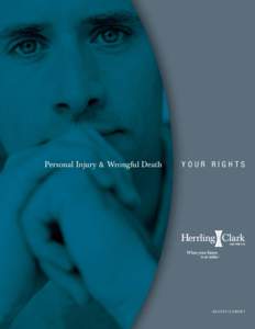 Personal Injury & Wrongful Death  YOUR RIGHTS ADVERTISEMENT