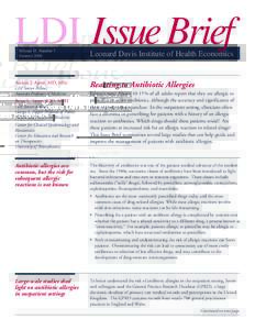 LDI Issue Brief Volume 11, Number 7 Summer 2006 Andrea J. Apter, MD, MSc LDI Senior Fellow,