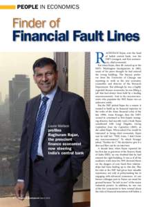 Finder of Financial Fault Lines - PEOPLE IN ECONOMICS - Finance & Development March 2015