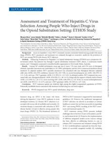 Hepatitis C virus / Hepatitis C / Viral hepatitis / Medicine / Boceprevir / E1 / Telaprevir / Methadone / Organic chemistry / Protease inhibitors / Hepatitis / Chemistry