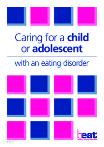 Caring for a child or adolescent with an eating disorder V1