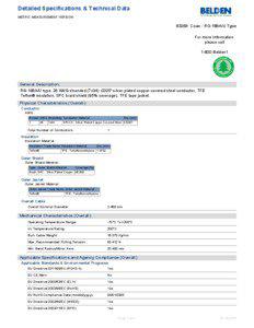 83269 Technical Data Sheet (Metric)