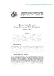 New URL: http://www.R-project.org/conferences/DSC[removed]Proceedings of the 3rd International Workshop on Distributed Statistical Computing (DSC[removed]March 20–22, Vienna, Austria ISSN 1609-395X