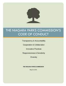 Niagara Parks Commission Code of Conduct