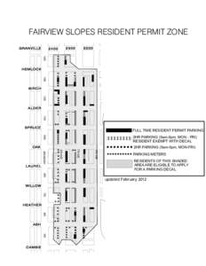 FAIRVIEW SLOPES RESIDENT PERMIT ZONE[removed]1100