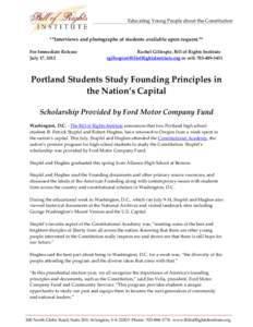 Microsoft Word - ConstitutionalAcademy2012_PostPressRelease_Portland.docx