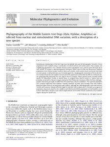 Molecular Phylogenetics and Evolution[removed]–1166  Contents lists available at ScienceDirect