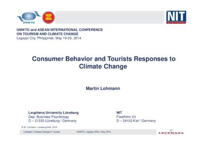 Microsoft PowerPoint - Martin_Lohman_ UNWTO CC Tourist Behavior 2014 show reduced (new version).pptx