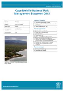 @@ National Park Management Statement 2013