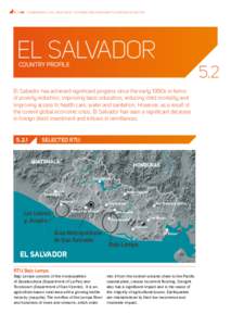 5 / RRI / SUBNATIONAL-LEVEL ANALYSIS OF THE CONDITIONS AND CAPACITIES FOR RISK REDUCTION  El Salvador country profile  5.2