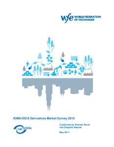 IOMA/IOCA Derivatives Market Survey 2010 Conducted by Romain Devai and Grégoire Naacke May 2011  WFE/IOMA Derivatives Market Survey 2010 – May 2011