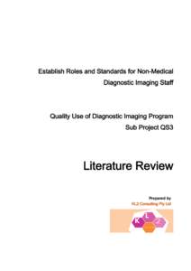 Establish Roles and Standards for Non-Medical Diagnostic Imagers