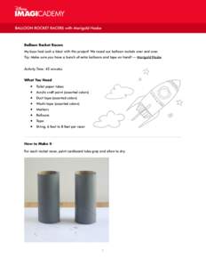 Fluid dynamics / Toy balloon / Balloon / Duct tape / Rocket / Duct / Technology / Adhesive tape / Aviation