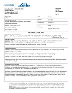 MATERIAL SAFETY DATA SHEET Linde Gas LLC