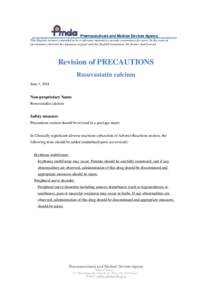 Pharmaceuticals and Medical Devices Agency This English version is intended to be a reference material to provide convenience for users. In the event of inconsistency between the Japanese original and this English transl