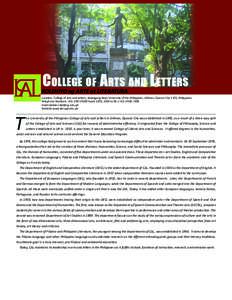 96  College of Arts and Letters College of A rts and L etters