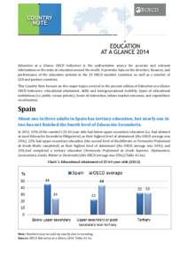 Education at a Glance: OECD Indicators is the authoritative source for accurate and relevant information on the state of education around the world. It provides data on the structure, finances, and performance of the edu