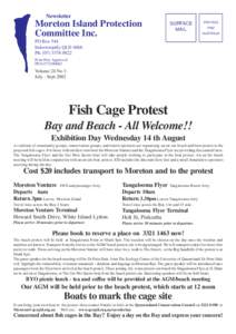 Newsletter  Moreton Island Protection Committee Inc.  SURFACE