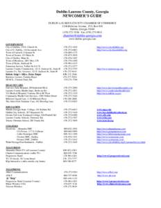 Dublin /  Georgia / Oconee Fall Line Technical College / Laurens County / WHEELS / Geography of Georgia / Georgia / Dublin micropolitan area