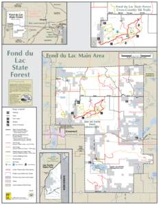 Fond du Lac State Forest Map
