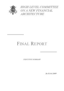 FINALE REPORT - EXECUTIVE SUMMARY[removed])