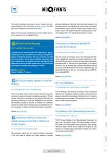 Website: egu2015.eu Abstract deadline: 7 January This short course will introduce users to the underlying thermodynamics, illustrate the capabilities and potential applications of individual MELTS-type models and give pa