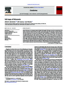 Geoderma 189––461  Contents lists available at SciVerse ScienceDirect Geoderma journal homepage: www.elsevier.com/locate/geoderma