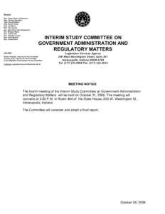 Members Rep. James Buck, Chairperson Rep. Thomas Saunders Rep. David Wolkins Rep. Dennie Oxley Rep. Joe Micon