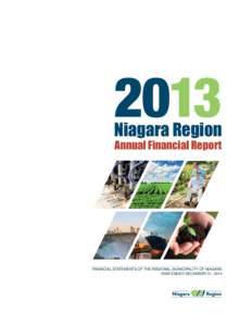 2013  Niagara Region Annual Financial Report  FINANCIAL STATEMENTS OF THE REGIONAL MUNICIPALITY OF NIAGARA