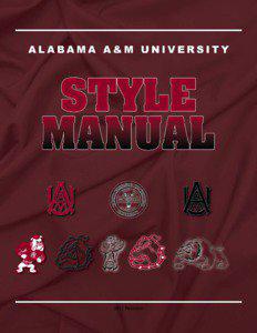 2011 Revision  Alabama A&M University Style Manual*