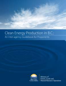 Environmental design / BC Hydro / Hydroelectricity in Canada / Environmental impact assessment / Sustainable energy / Sustainability / Prediction / Environment / Energy economics / Environmental economics