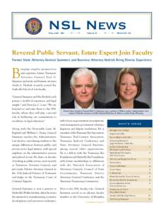 NSL News Volume 20 Issue 2		  Winter 12