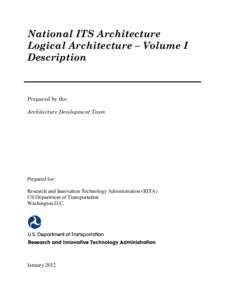 Logical Architecture Volume I