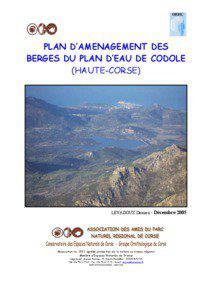 PLAN D’AMENAGEMENT DES BERGES DU PLAN D’EAU DE CODOLE (HAUTE-CORSE)