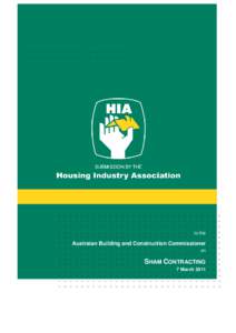 HIA Submission to the ABCC - 7 march 2011 Final