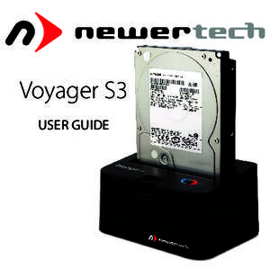 Voyager S3 USER GUIDE TABLE OF CONTENTS 1. INTRODUCTION............................................................................................1 1.1 MINIMUM SYSTEM REQUIREMENTS