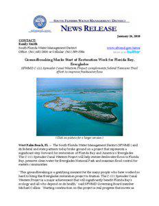 Groundbreaking Marks Start of Restoration Work for Florida Bay, Everglades