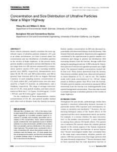 Zhu, Hinds, Kim, and Sioutas TECHNICAL PAPER  ISSN[removed]J. Air & Waste Manage. Assoc. 52:[removed]