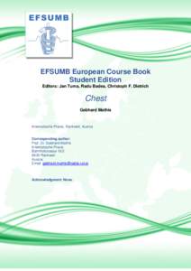 ECBSE Chest:52 EFSUMB European Course Book Student Edition