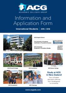 Information and Application Form International Students[removed]