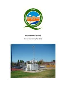 Division of Air Quality Annual Monitoring Plan  Table of Contents