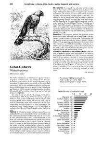 230  Accipitridae: vultures, kites, hawks, eagles, buzzards and harriers