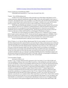 Southern Campaign American Revolution Pension Statements & Rosters Pension Application of Smith Beasley S38567 Transcribed and annotated by C. Leon Harris. Revised 10 July[removed]Virginia City of Williamsburg towit On thi