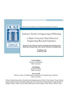 Duke Preliminary Survey Results