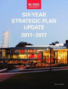 SIX-YEAR STRATEGIC PLAN UPDATE 2011– 2017  Spring 2018