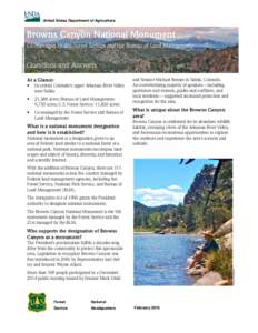 United States Department of Agriculture  Co-managed by the Forest Service and the Bureau of Land Management Questions and Answers At a Glance: