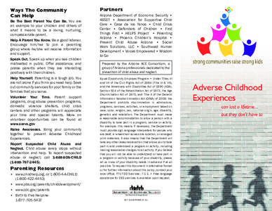 Adverse Childhood Experiences brochure